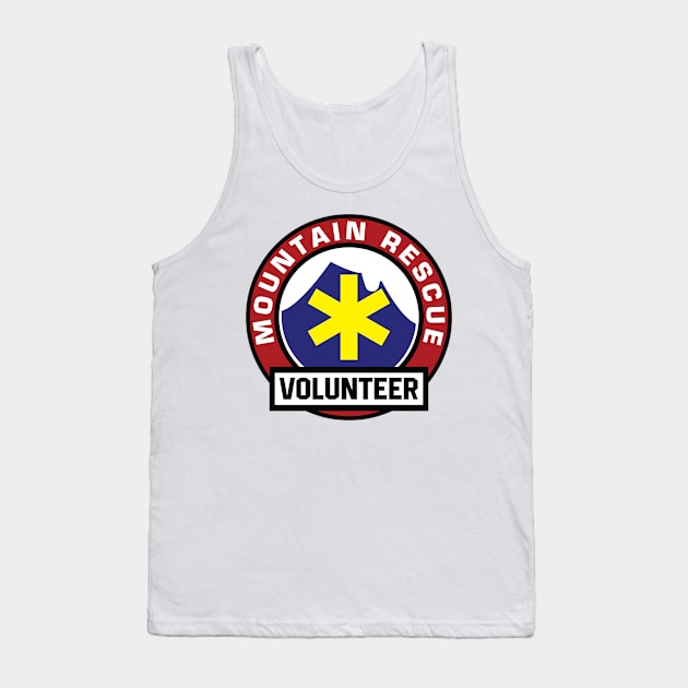 Mountain Rescue Volunteer Tank Top by BadgeWork